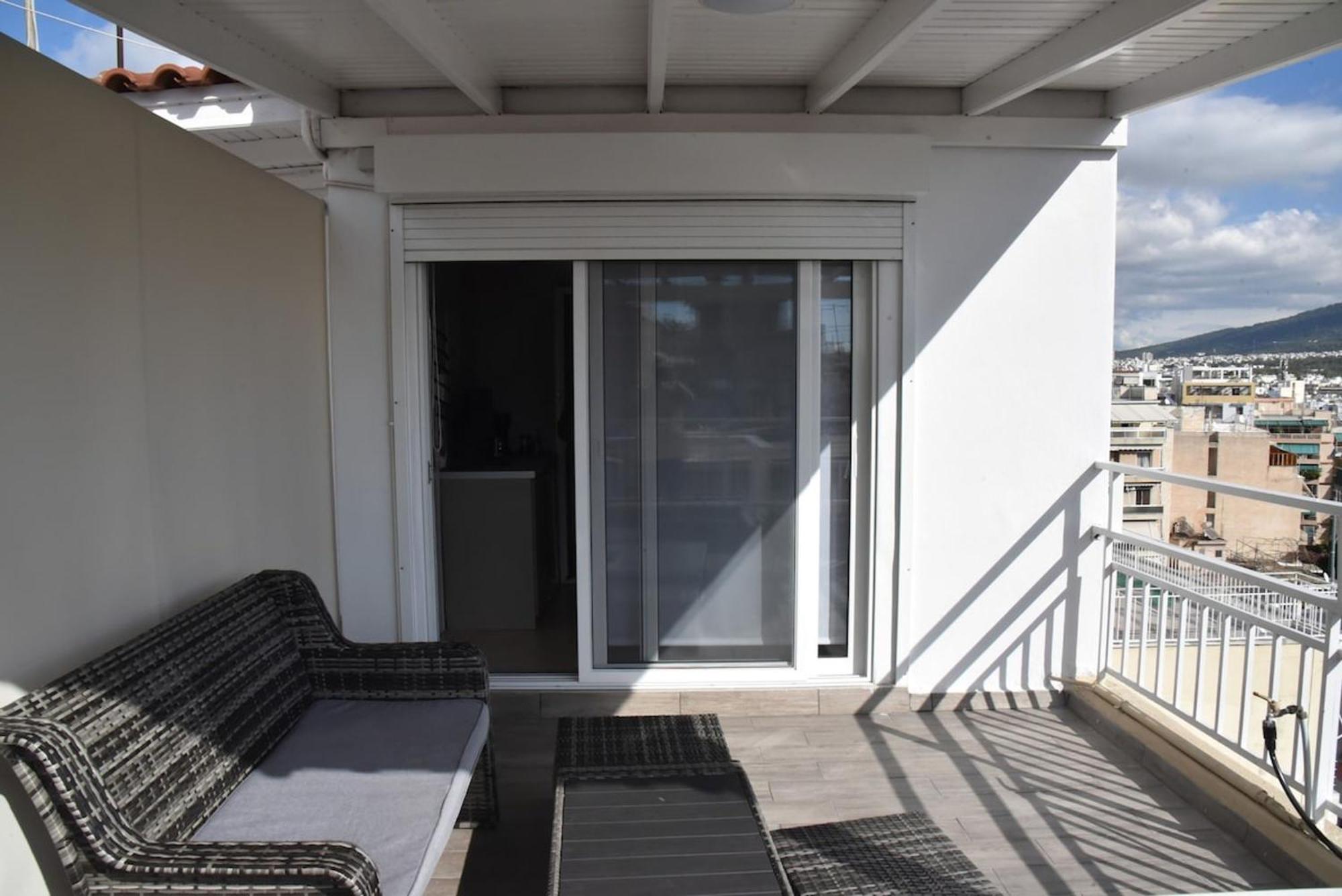 אתונה Tiny Rooftop Apartment מראה חיצוני תמונה